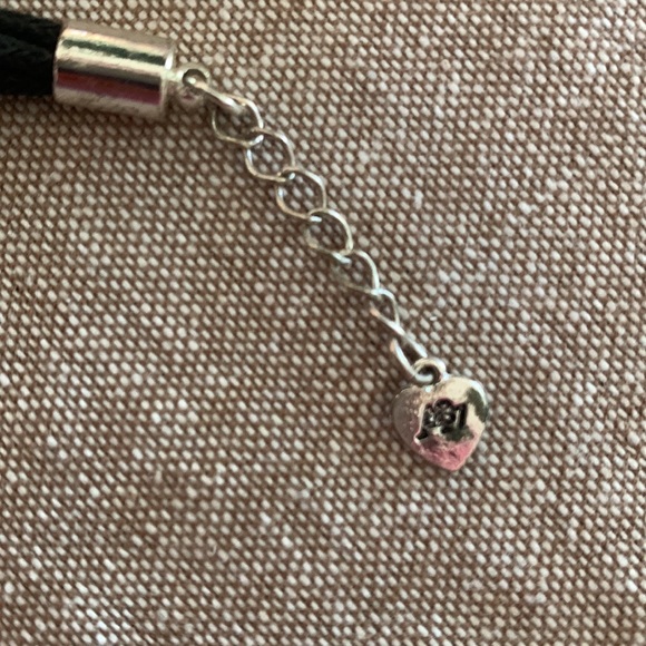 Aeropostale multi strand "K" Charm Bracelet black cord - perfect add to a bundle - Picture 5 of 7